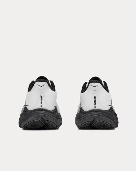 HOKA Clifton 11 White / Black Running Shoes - 4