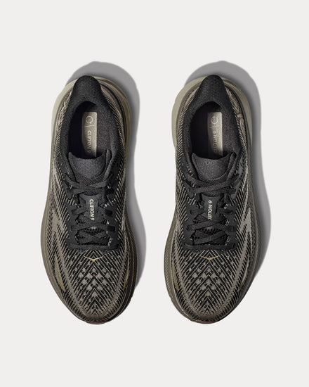 HOKA Clifton 9 Black / Slate Running Shoes - 2