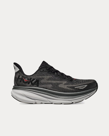 HOKA Clifton 9 Black / Outer Orbit Running Shoes - 1