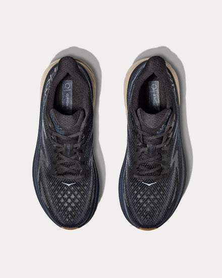 HOKA Clifton 9 Black / Varsity Navy Running Shoes - 2