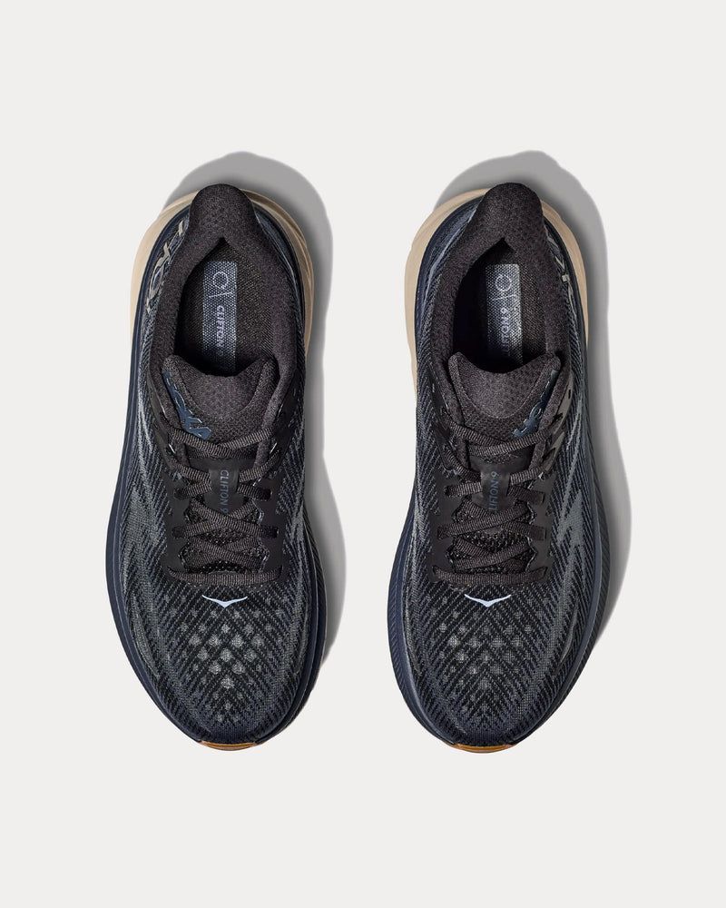 Hoka Clifton 9 Black / Varsity Navy Running Shoes - 2