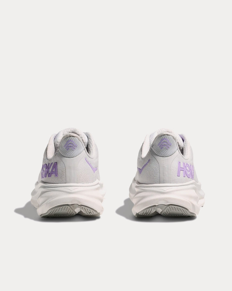 Hoka Clifton 9 Cosmic Grey / Aster Flower Running Shoes - 3
