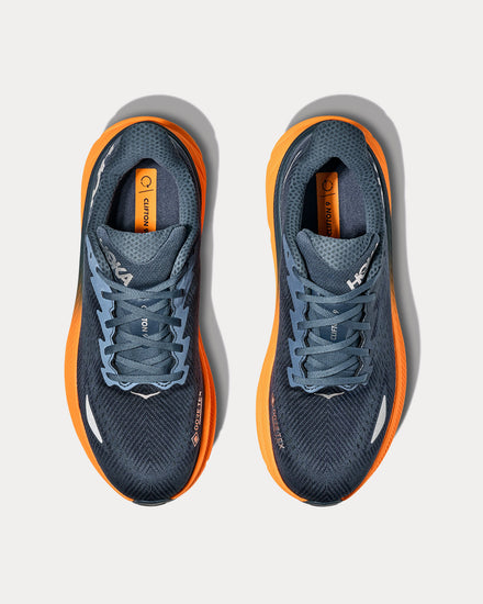 HOKA Clifton 9 GTX Story Skies / Orange Zest Running Shoes - 2