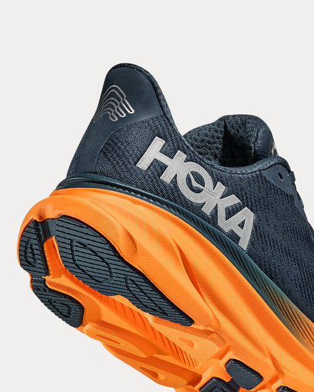 HOKA Clifton 9 GTX Story Skies / Orange Zest Running Shoes - 4