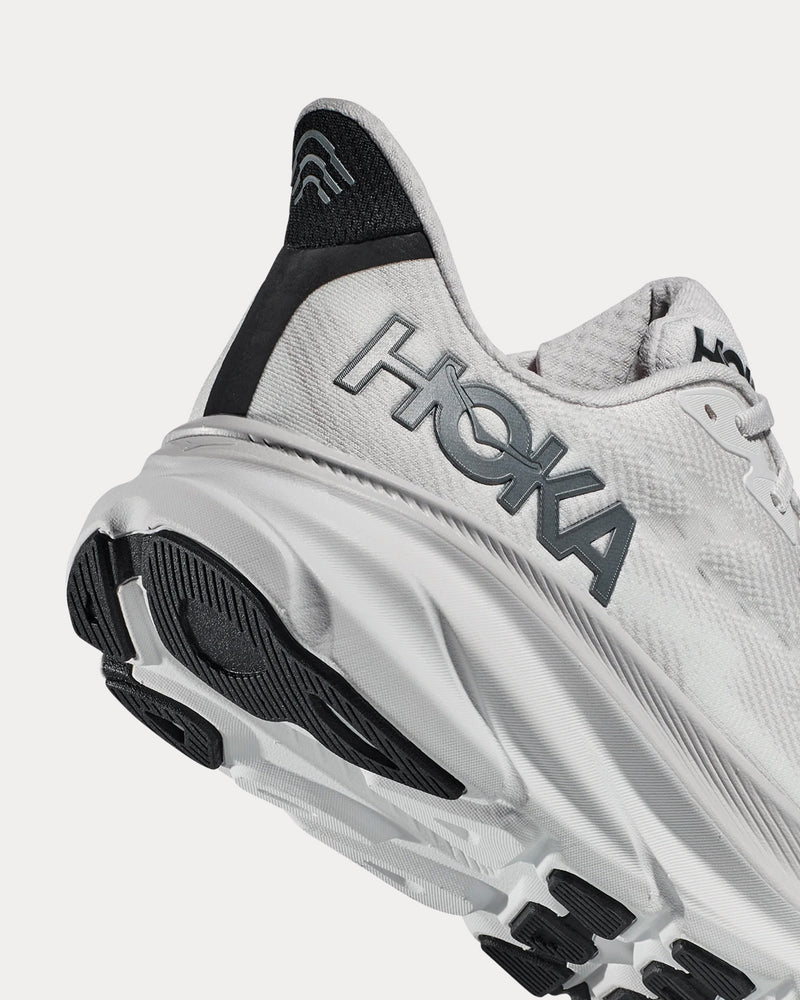 HOKA Clifton 9 Nimbus Cloud / Steel Wool Running Shoes - 3