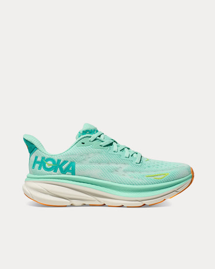 HOKA Clifton 9 Seafoam / Aqua Breeze Running Shoes - 1
