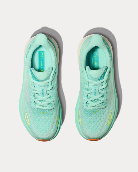 HOKA Clifton 9 Seafoam / Aqua Breeze Running Shoes - 2