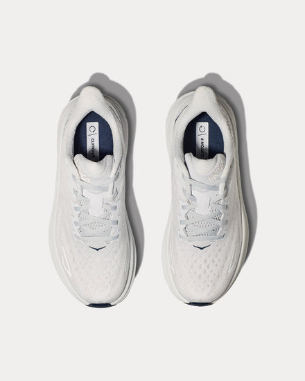HOKA Clifton 9 Cosmic Grey / White Running Shoes - 2