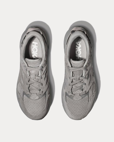 HOKA Clifton L Suede Limestone Running Shoes - 2