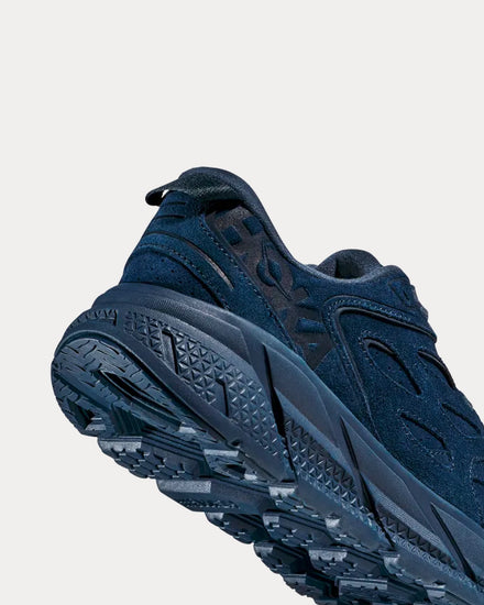 HOKA Clifton L Suede Outerspace / Outerspace Running Shoes - 3