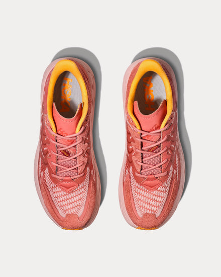 HOKA Clifton LS Earthenware / Peach Whip Running Shoes - 2