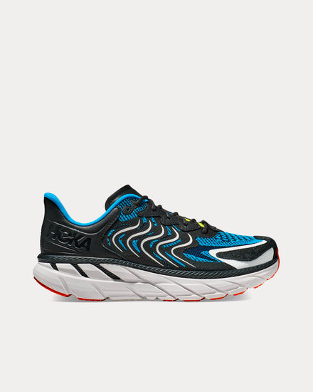 HOKA Clifton LS Black / Diva Blue Running Shoes - 1