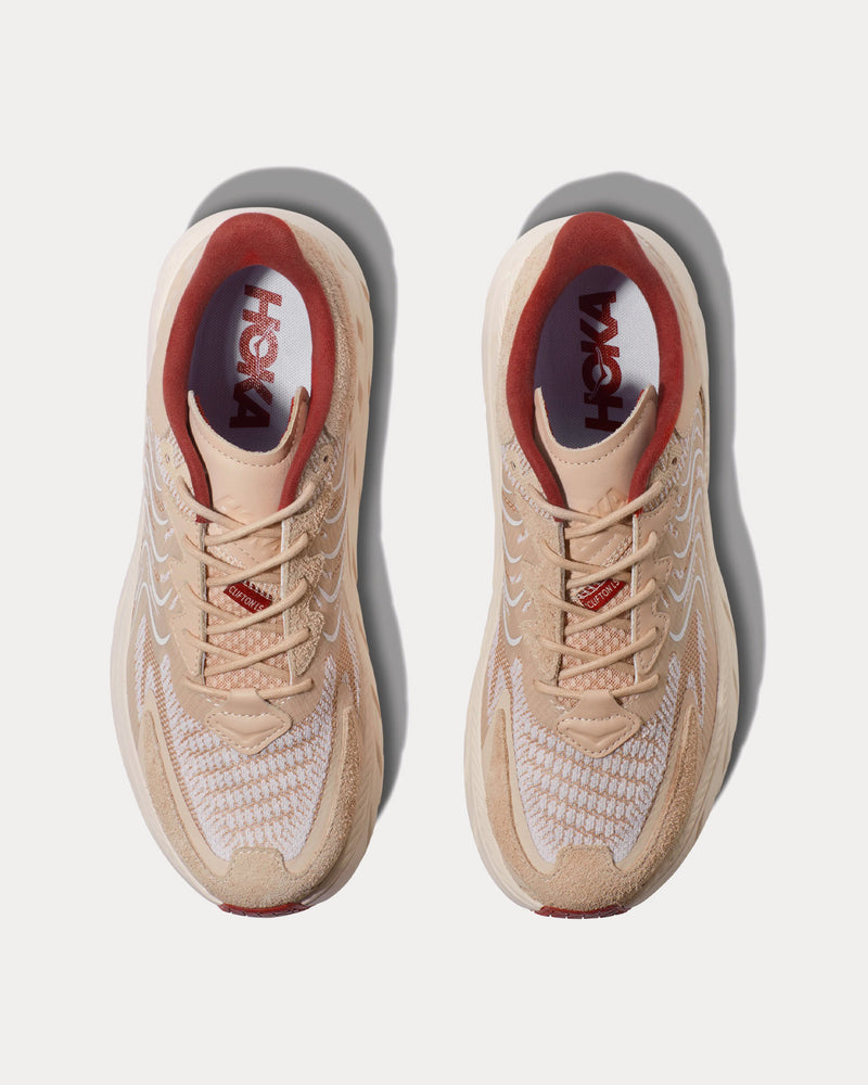 靴 Hoka One One CLIFTON LS - SHIFTING SAND Hoka One One U Clifton LS | Shifting Sand/Rust | Canoe Club