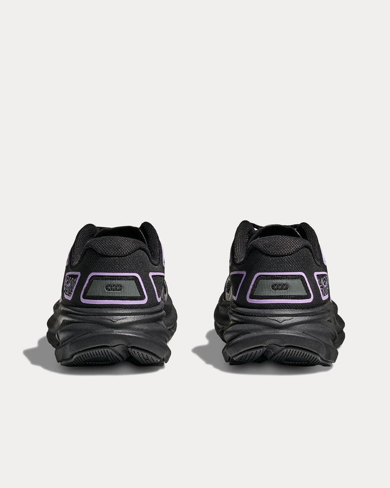 HOKA Clifton One9 Black / Aster Flower Running Shoes - 3