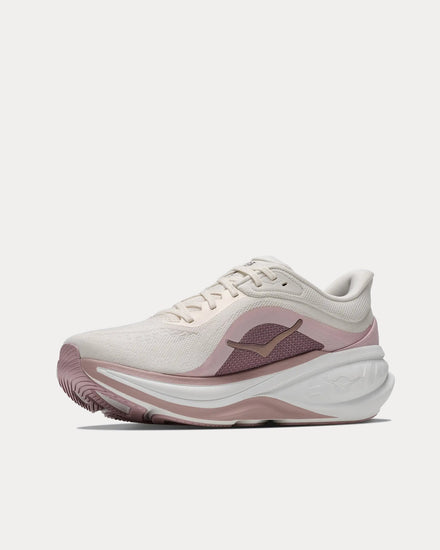 HOKA Clifton PRO Alabaster / Pink Opal Running Shoes - 3