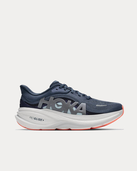 HOKA Clifton PRO Faded Navy / Glimmering Blue Running Shoes - 1