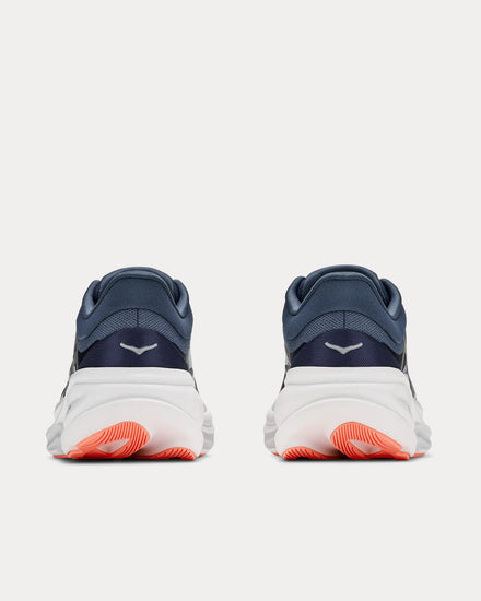 HOKA Clifton PRO Faded Navy / Glimmering Blue Running Shoes - 4