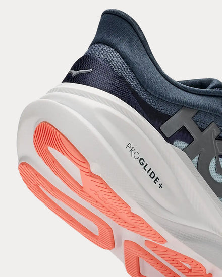 HOKA Clifton PRO Faded Navy / Glimmering Blue Running Shoes - 6