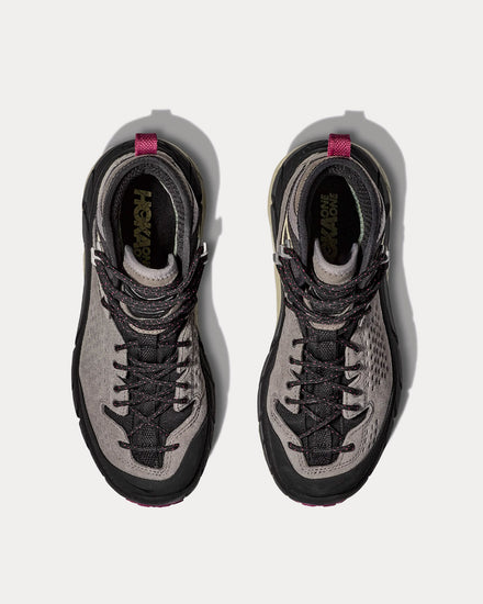 HOKA Elite Terrain System Tor Ultra Hi Black / Magnetite High Top Sneakers - 2