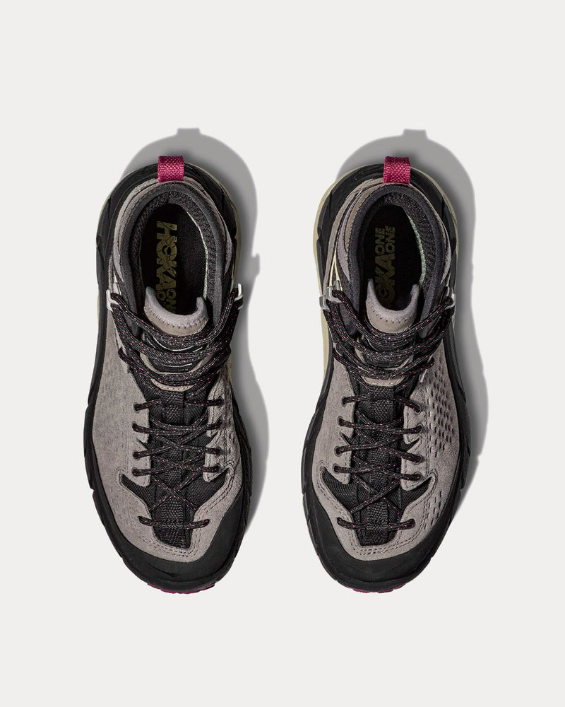 HOKA Elite Terrain System Tor Ultra Hi Black / Magnetite High Top Sneakers - 2