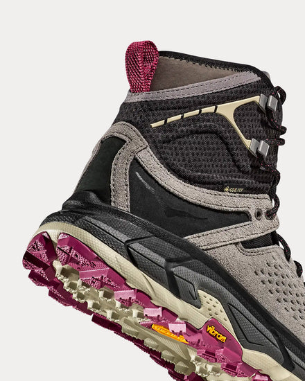 HOKA Elite Terrain System Tor Ultra Hi Black / Magnetite High Top Sneakers - 3