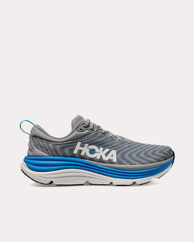 HOKA Gaviota 5 Limestone / Diva Blue Running Shoes