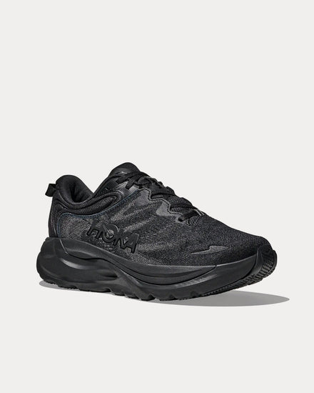 HOKA Gaviota 6 Black / Black Running Shoes - 2