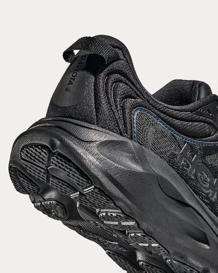 HOKA Gaviota 6 Black / Black Running Shoes - 4