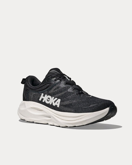 HOKA Gaviota 6 Black / White Running Shoes - 2