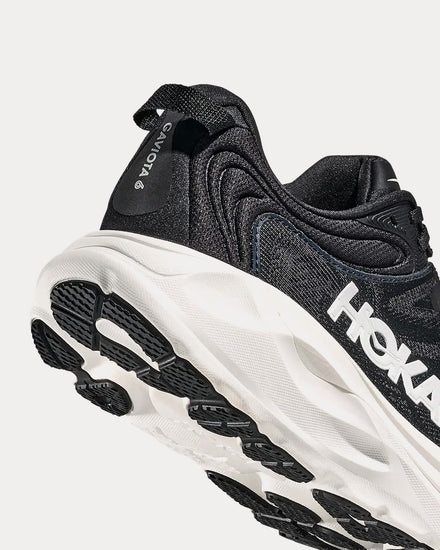 HOKA Gaviota 6 Black / White Running Shoes - 4
