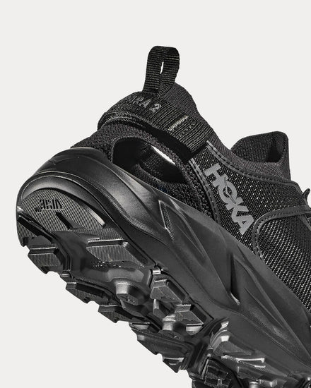 HOKA Hopara 2 Black / Black Slip On Sneakers - 3