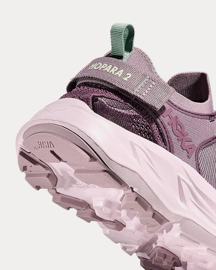 HOKA Hopara 2 Fragrant Lilac / Lilac Cream Slip On Sneakers - 5