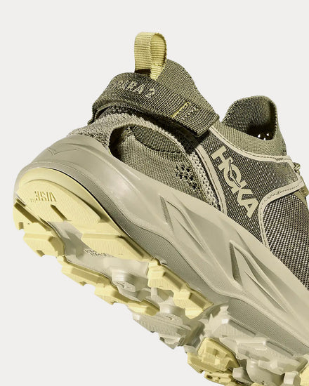 HOKA Hopara 2 Wild Mushroom / Oyster Mushroom Sandals - 6