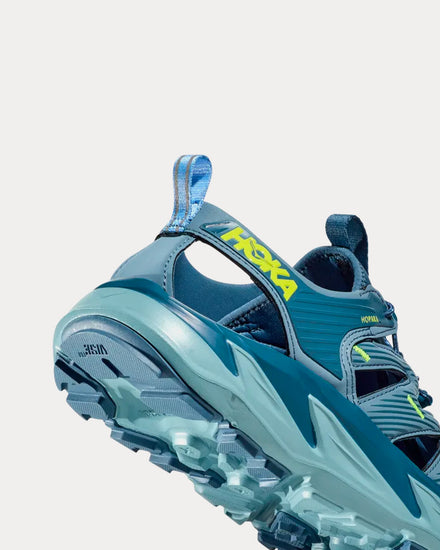 HOKA Hopara Bluesteel / Stone Blue Slip On Sneakers - 3