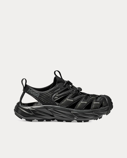 HOKA Hopara Black / Black Slip On Sneakers - 1