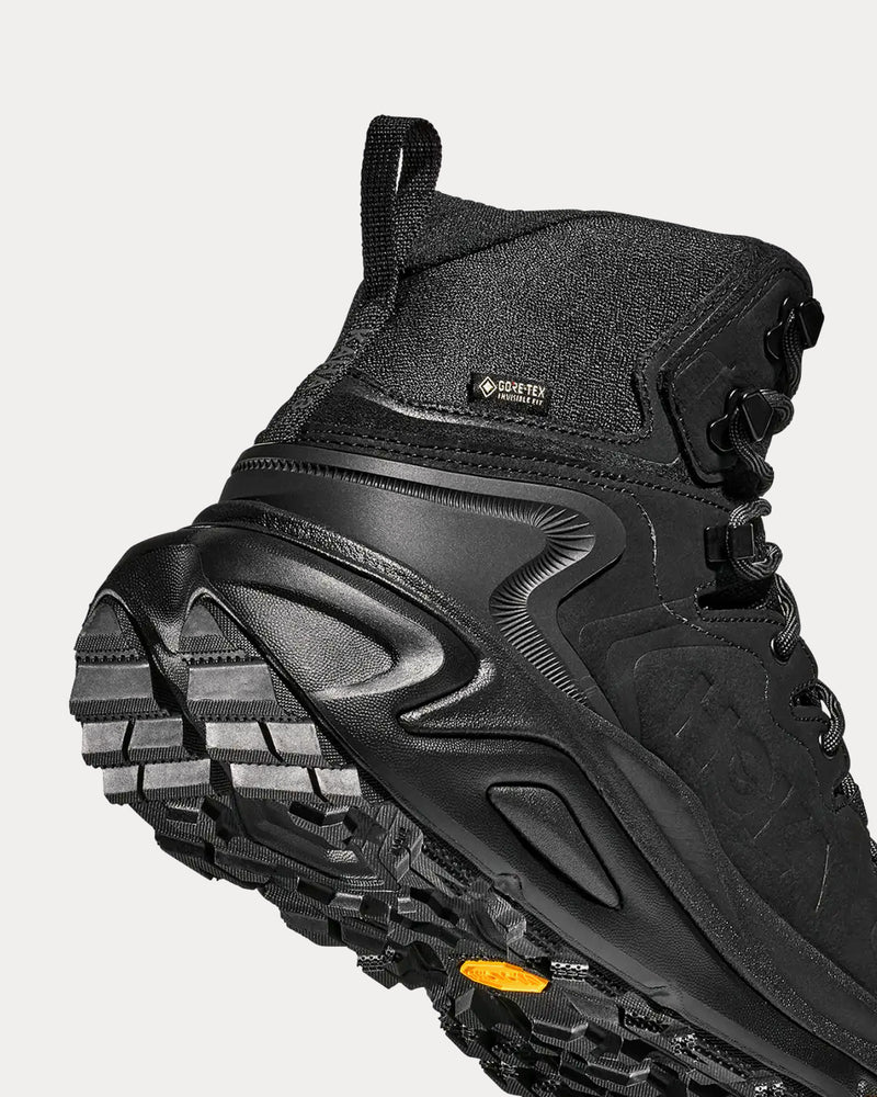 HOKA Kaha 3 Mid GTX Black / Black Boots - 4