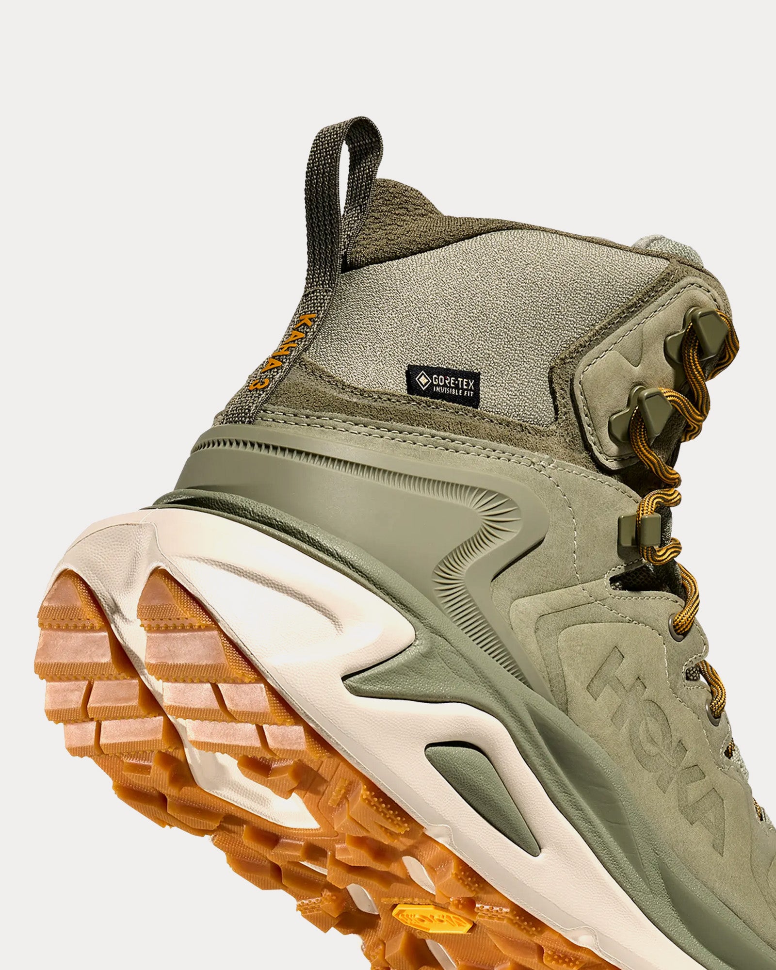 HOKA Men's Kaha 3 Mid GTX Sea Moss / Oat Milk Boots