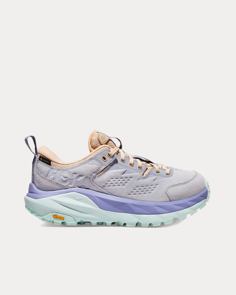 HOKA Unisex Kaha Low GTX Arctic Ice / Purple Impression Running Shoes
