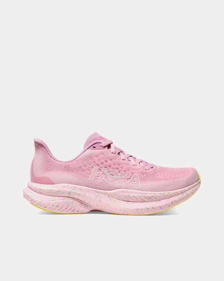 HOKA Mach 6 Pink Twilight / Lemonade Running Shoes - 1