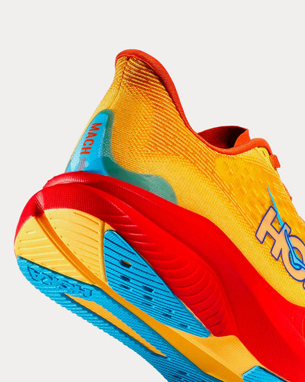 HOKA Mach 6 Poppy / Squash Running Shoes - 2