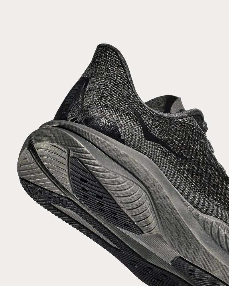 HOKA Mach 6 Black / Black Running Shoes - 3