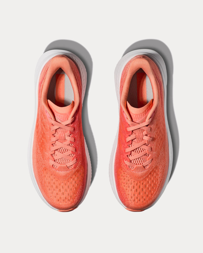 Hoka Mach 6 Guava / White Running Shoes - 2