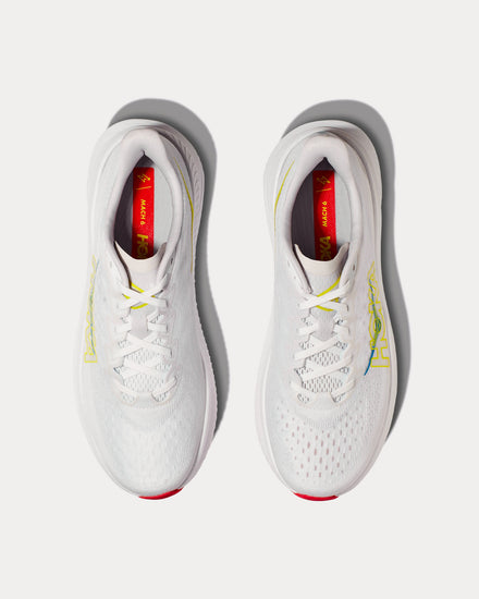 HOKA Mach 6 White / Nimbus Cloud Running Shoes - 2