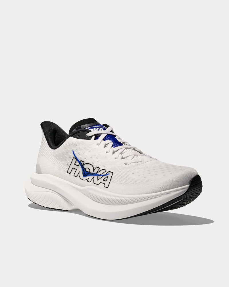 HOKA Mach 6 White / Ultramarine Running Shoes - 3
