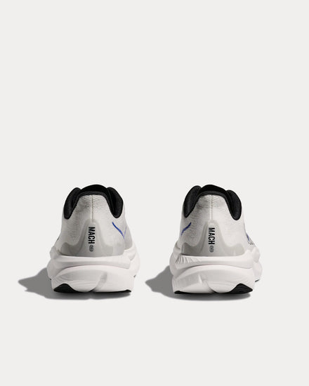 HOKA Mach 6 White / Ultramarine Running Shoes - 4