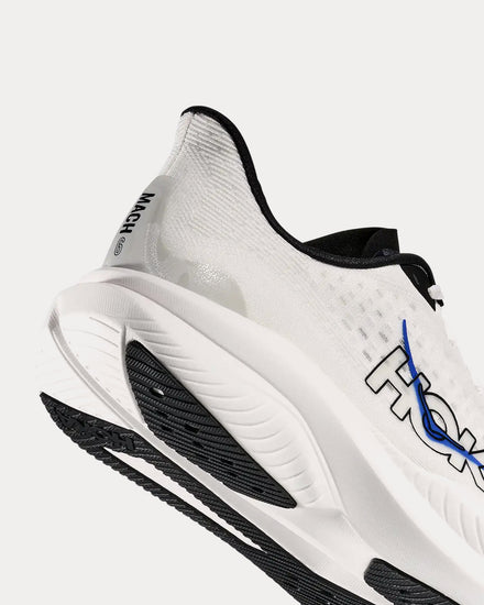 HOKA Mach 6 White / Ultramarine Running Shoes - 5