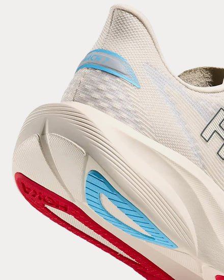 HOKA Mach 7 Alabaster / Soaring Blue Running Shoes - 4
