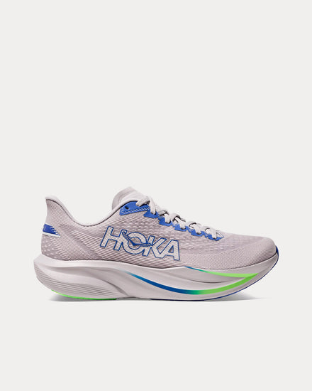 HOKA Mach 7 Ash Grey / Cobalt Blue Running Shoes - 1