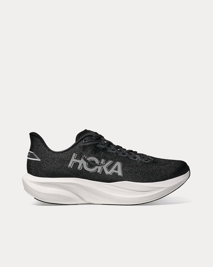 HOKA Mach 7 Black / White Running Shoes - 1