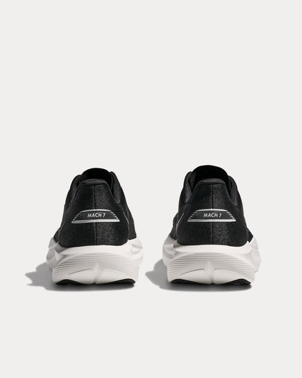 HOKA Mach 7 Black / White Running Shoes - 4